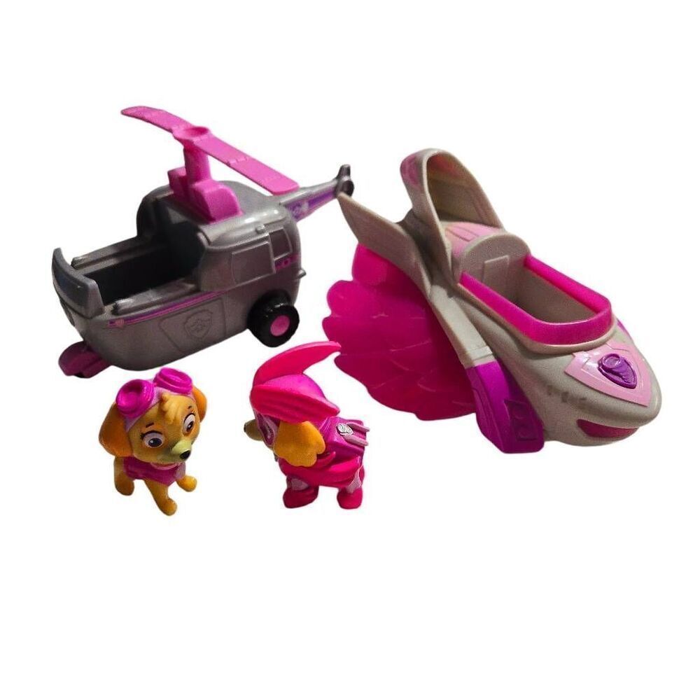 Paw Patrol Super Charged Skye Vehicle Mighty Pups and Paw Patrol Skye Rescue Hel